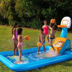 WOW Sports Inflatable Garden Hoops Splash Pad with Sprinkler